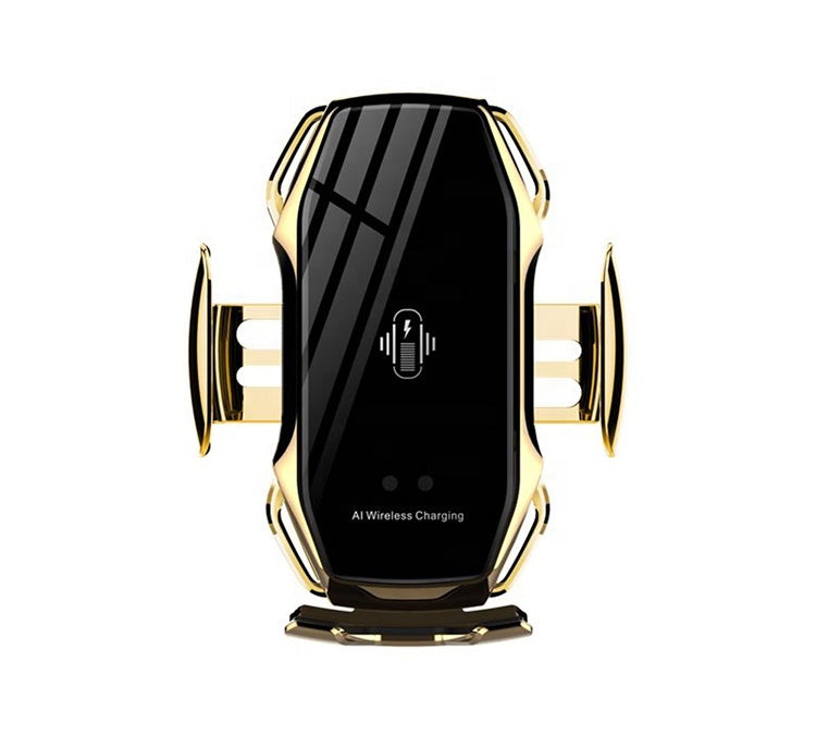 10W Auto-Lock Wireless Car Charger – Smart Sensor Clamp
