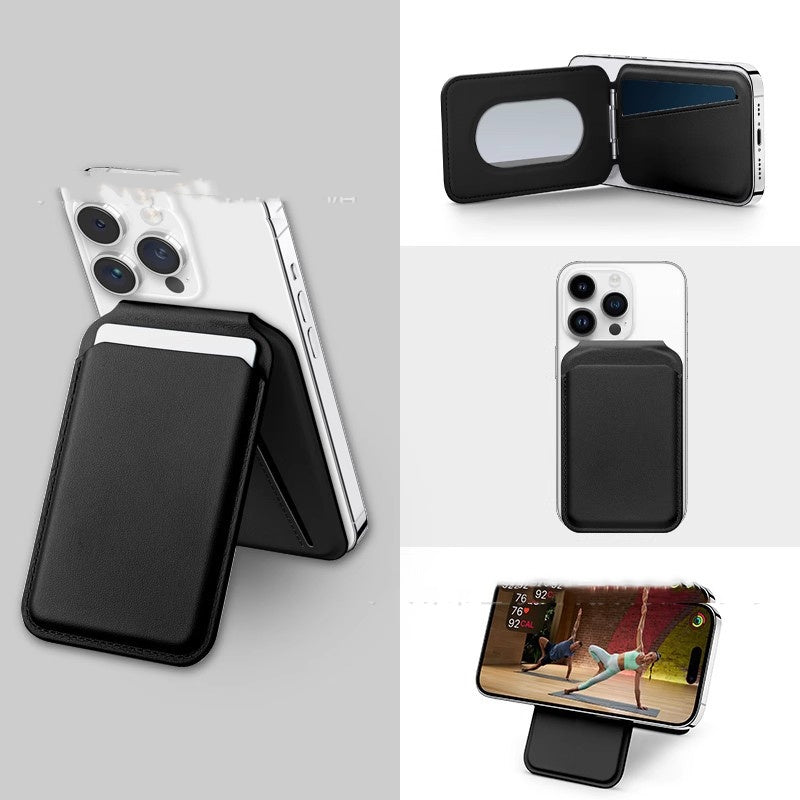 MagSafe Wallet for iPhone - Magnetic Leather Card Holder