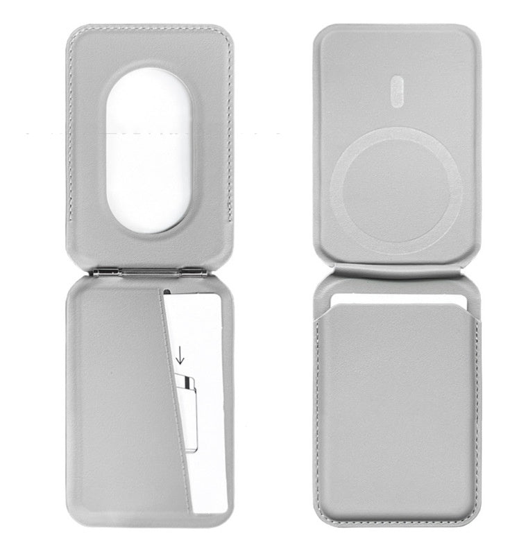 MagSafe Wallet for iPhone - Magnetic Leather Card Holder