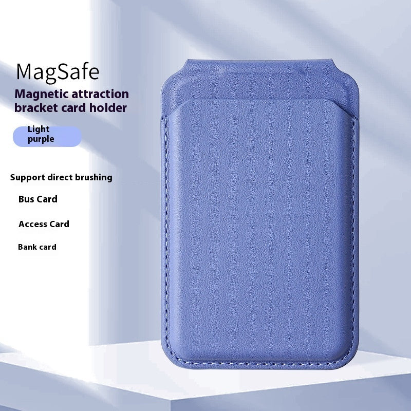 MagSafe Wallet for iPhone - Magnetic Leather Card Holder