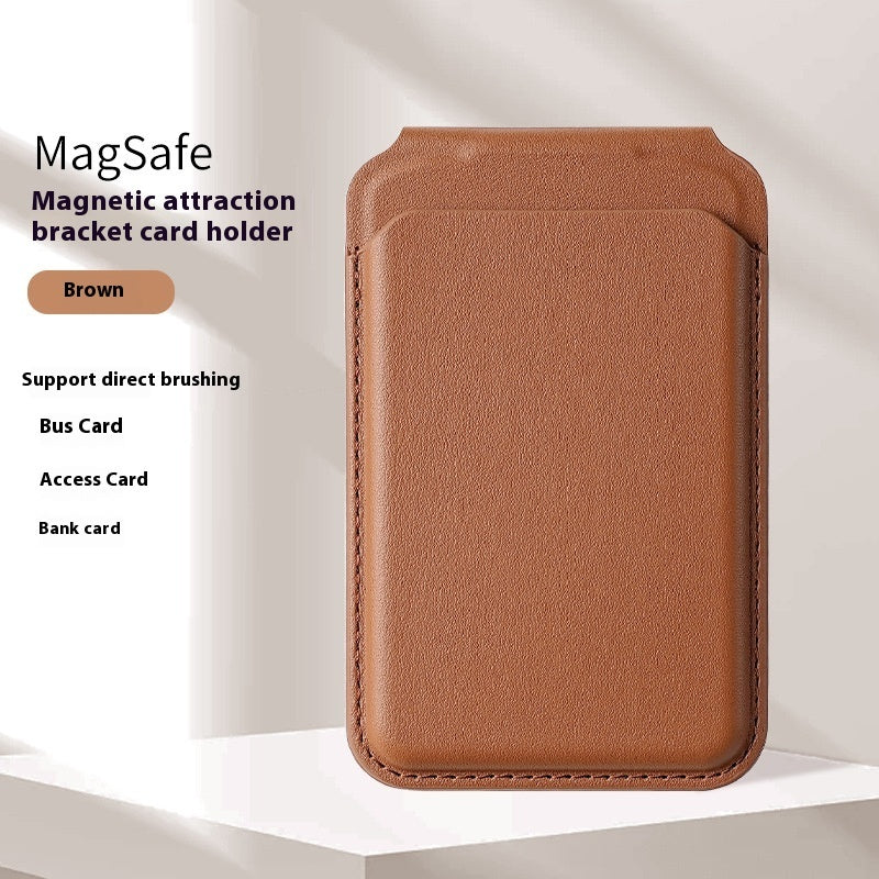MagSafe Wallet for iPhone - Magnetic Leather Card Holder