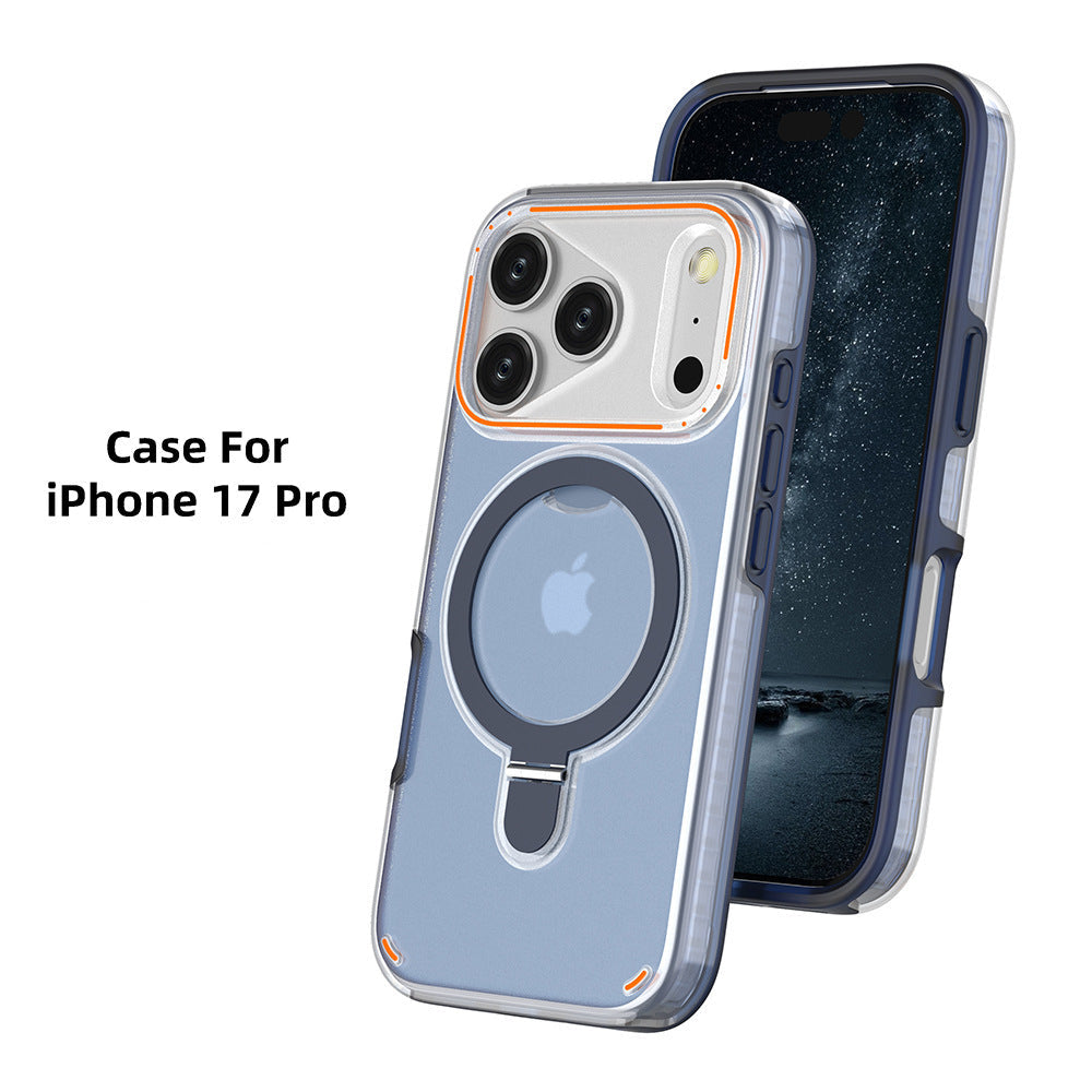 Magnetic 360° Rotation Stand Case for iPhone 17 / 17 Pro / 17 Pro Max – Shockproof Matte Design