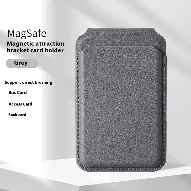 MagSafe Wallet for iPhone - Magnetic Leather Card Holder